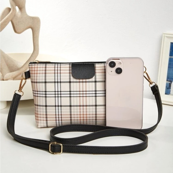 ⚠️Clearance Plaid Pattern Square Crossbody Bag - Picture 6 of 6
